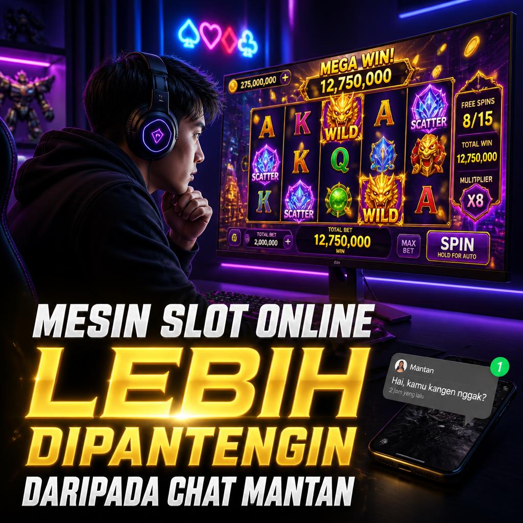Ketika Mesin Slot Online Lebih Sering Dipantengin Daripada Chat Mantan