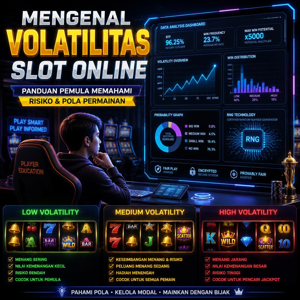 Mengenal Volatilitas Slot Online untuk Pemula: Panduan Lengkap Memahami Risiko
