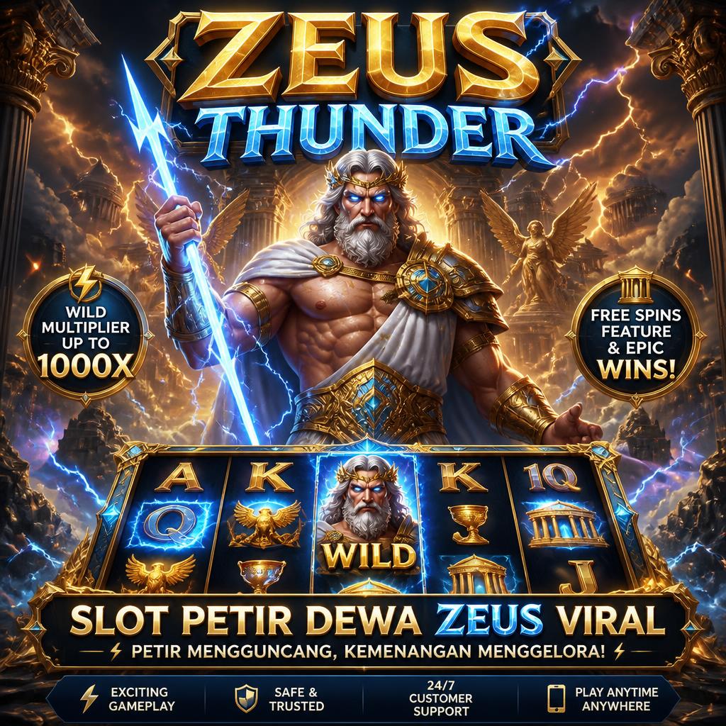 Zeus Thunder: Slot Petir Dewa Zeus yang Lagi Viral
